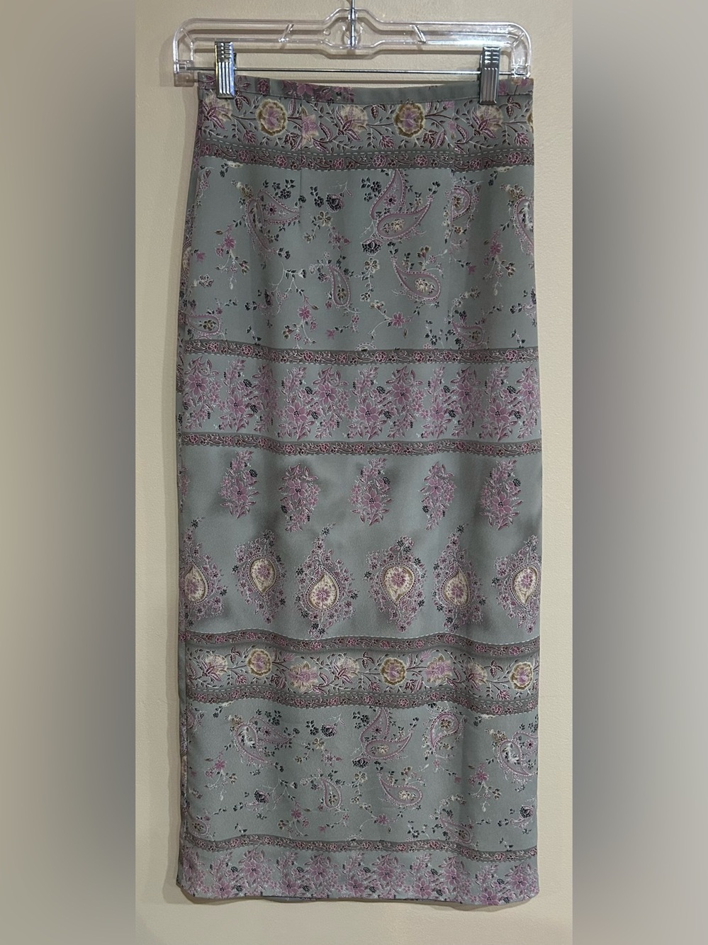 VTG 90s Y2K We Too Floral Paisley Maxi Skirt Boho Whimsy Festival Sz 5